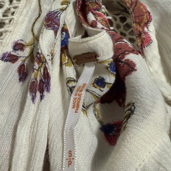 Free People Just The Two Of Us In Ivory Tunic - Picture 4 of 4